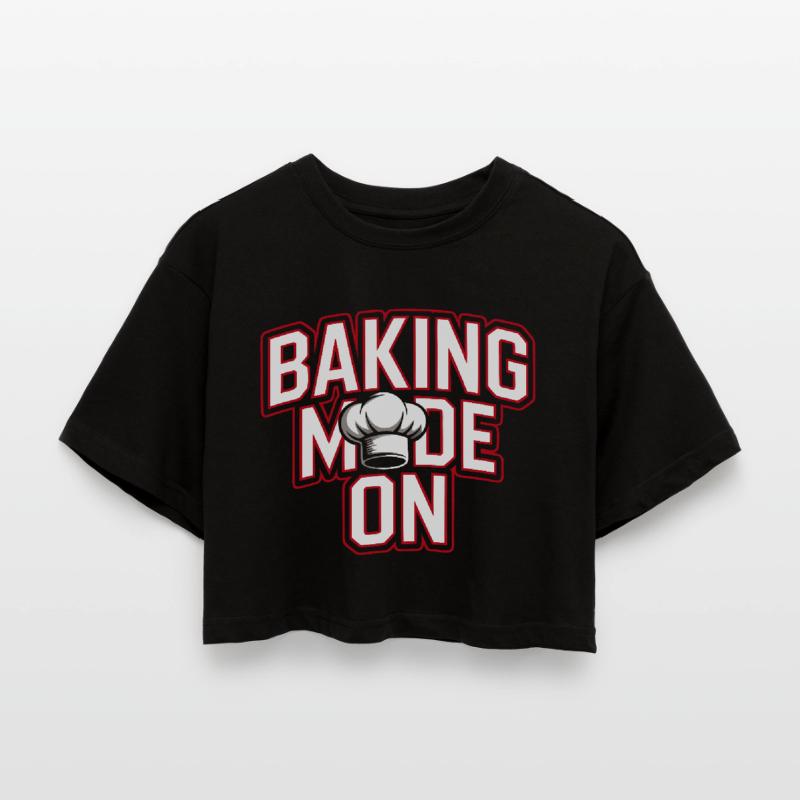 Mode de cuisson - Conception de la toque de chef T-shirt court oversize Femme