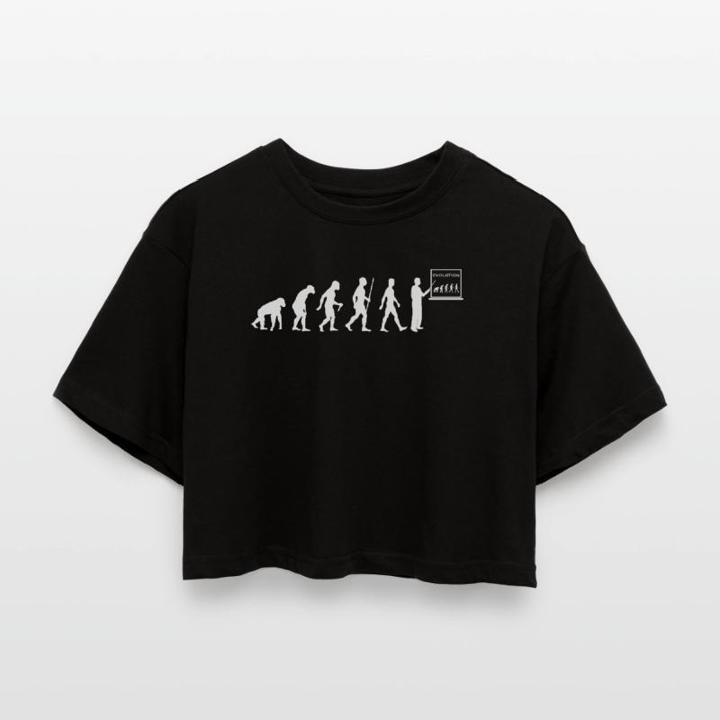 Les enseignants Evolution professeur Professeur Professeur T-shirt court oversize Femme