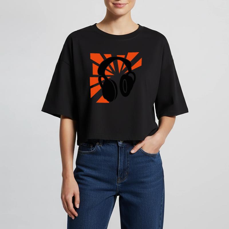 Son Explosé T-shirt court oversize Femme