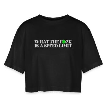Voiture - T-shirt court oversize Femme - noir - Devant - AI Model Female 172 light (172cm)