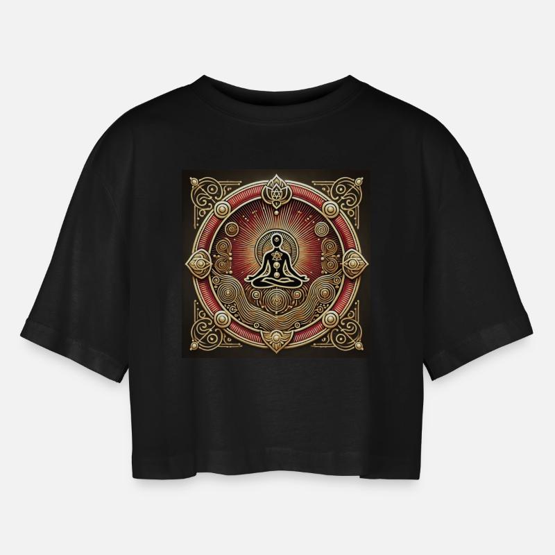 Emotional Master 2 - Women’s Oversized Cropped T-Shirt - black