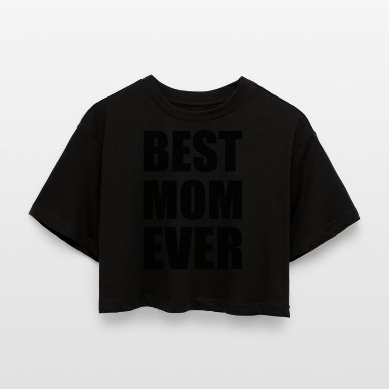 Best mom ever T-shirt court oversize Femme