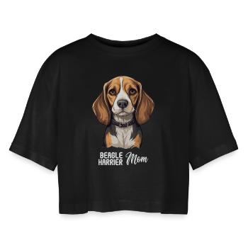 Busard Saint-Martin - T-shirt court oversize Femme - noir - Devant - AI Model Female 172 light (172cm)