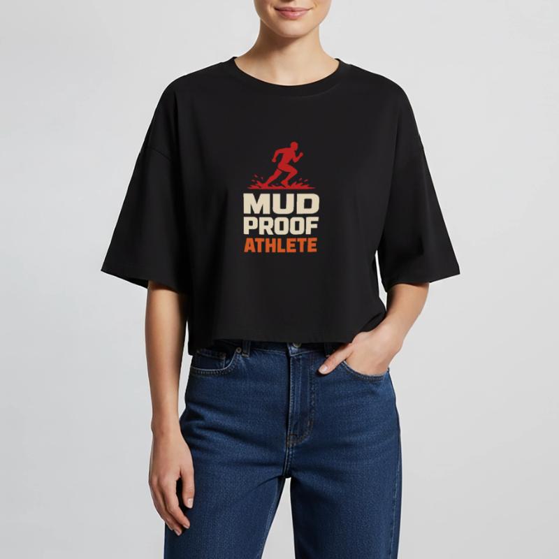 Parcours d’obstacles Course d’obstacles OCR T-shirt court oversize Femme