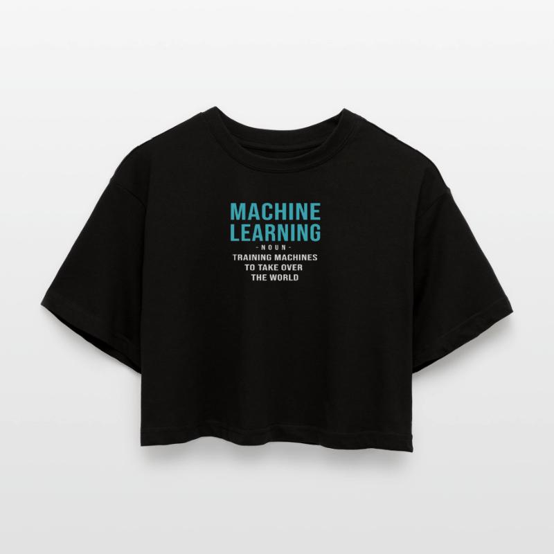 GPT Programmierer Coder Frauen Oversized Cropped T-Shirt