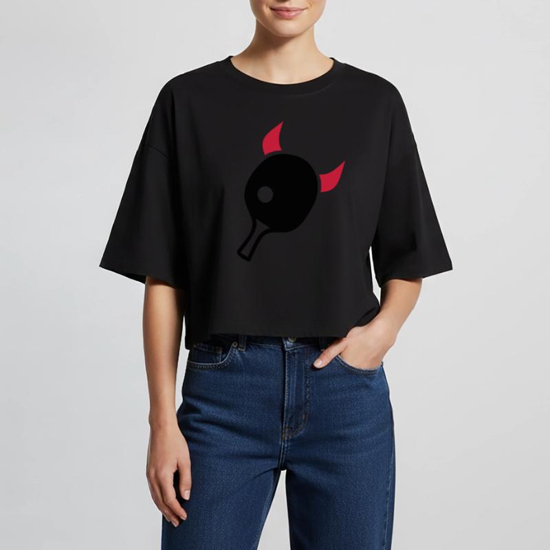 tennis de table T-shirt court oversize Femme