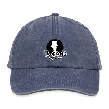 Trekking outdoor - Casquette vintage décontractée - vintage bleu jeans - Devant