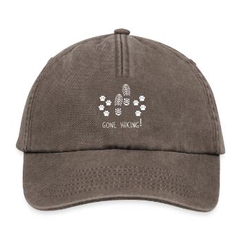 Escalade - Alpinisme - Montagnes - Randonnée avec chien - Casquette vintage décontractée - marron vintage - Devant