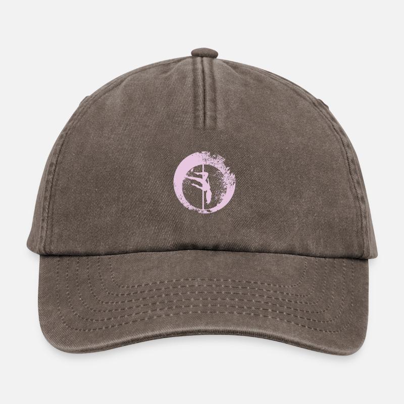 Pole Dance - Relaxed Vintage Cap - Vintage Braun