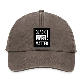 Black Lives Matter ! - Relaxed Vintage Cap - vintage brown - Front