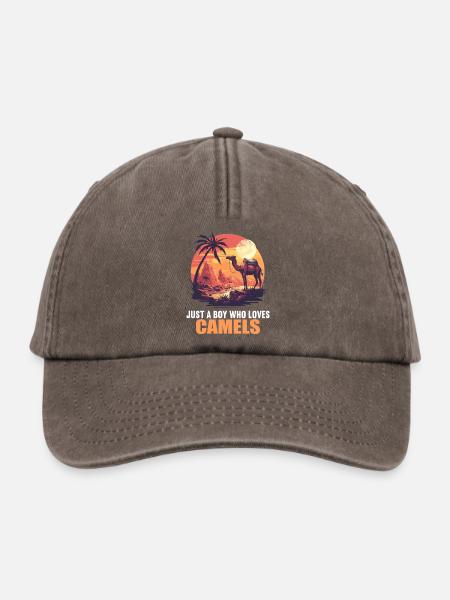 Camel Kamele Kamel - Relaxed Vintage Cap - Vintage Braun