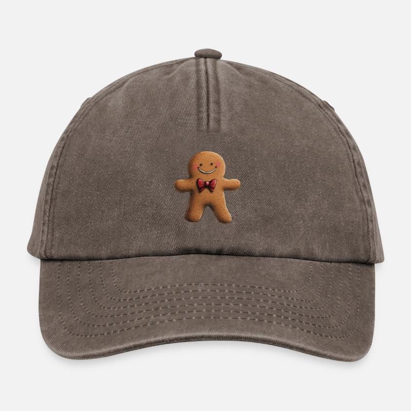 Gingerbread man - Relaxed Vintage Cap - Vintage Braun