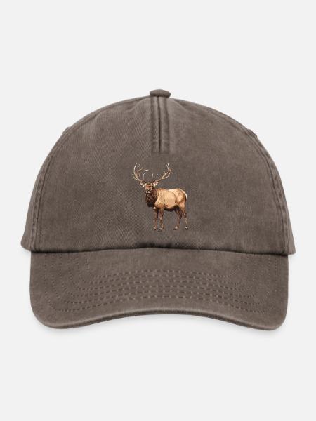 Elche Elch - Relaxed Vintage Cap - Vintage Braun