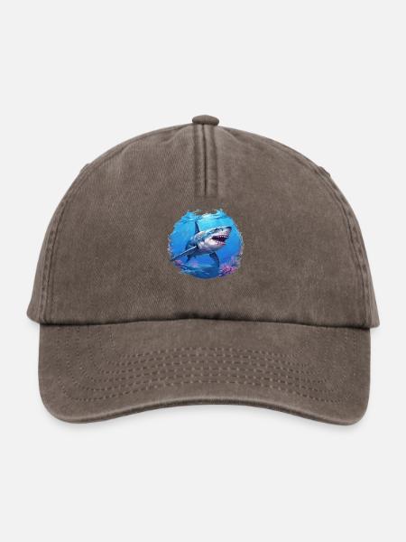 Haie Hai - Relaxed Vintage Cap - Vintage Braun