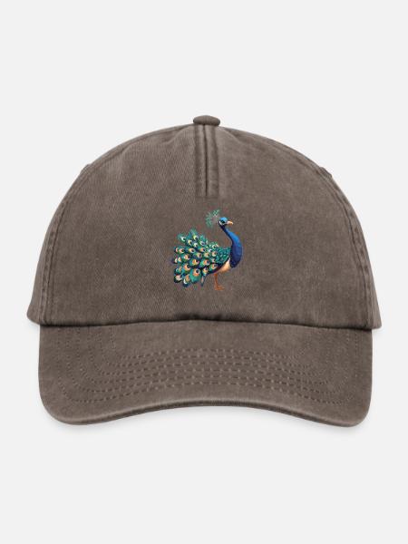 Pfaue Pfau - Relaxed Vintage Cap - Vintage Braun