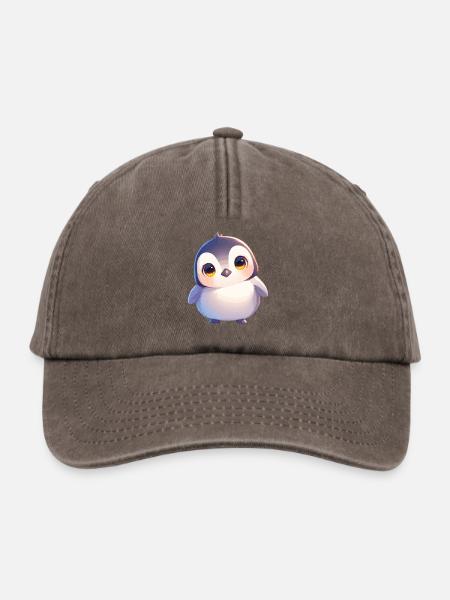 Pinguine Pinguin - Relaxed Vintage Cap - Vintage Braun