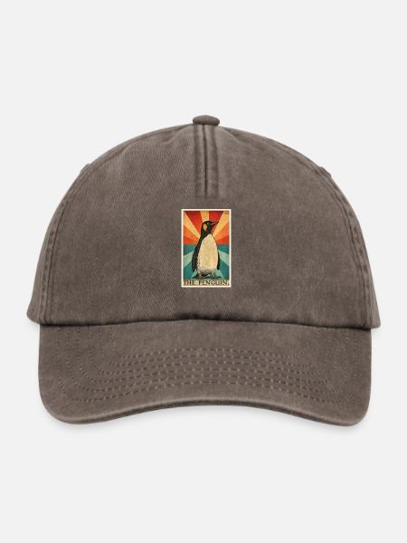 Pinguine Pinguin - Relaxed Vintage Cap - Vintage Braun