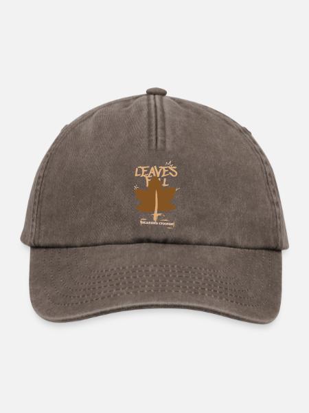 Blätter fallen - Relaxed Vintage Cap - Vintage Braun