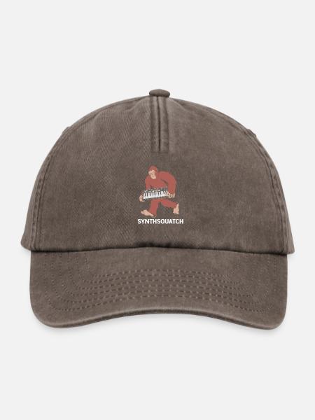 Djing Label Keyboard DJ - Relaxed Vintage Cap - Vintage Braun