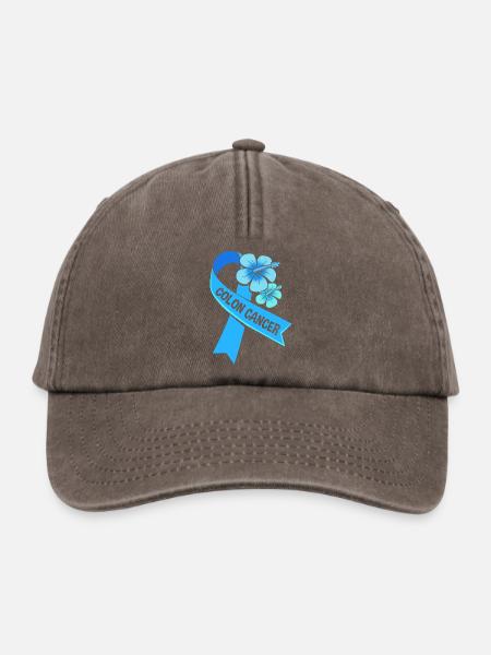 Darm Krebs Dickdarm - Relaxed Vintage Cap - Vintage Braun