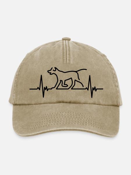 hunde - Relaxed Vintage Cap - Vintage Beige
