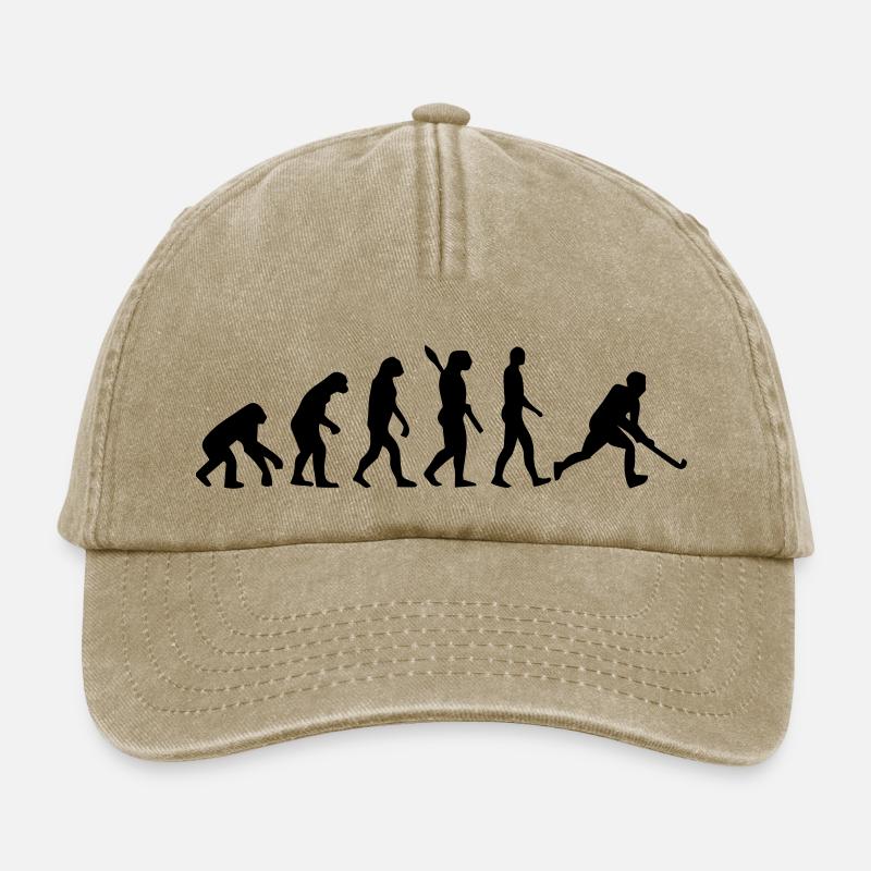 HOCKEY EVOLUTION! - Relaxed Vintage Cap - vintage beige