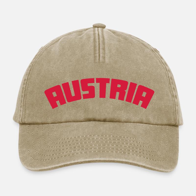 austria - Relaxed Vintage Cap - Vintage Beige