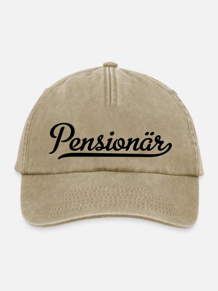 Pensionär - Relaxed Vintage Cap - Vintage Beige