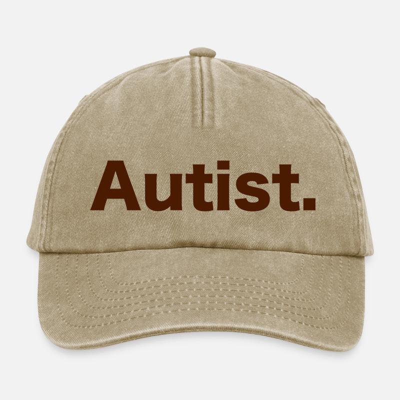 Autist - Relaxed Vintage Cap - Vintage Beige