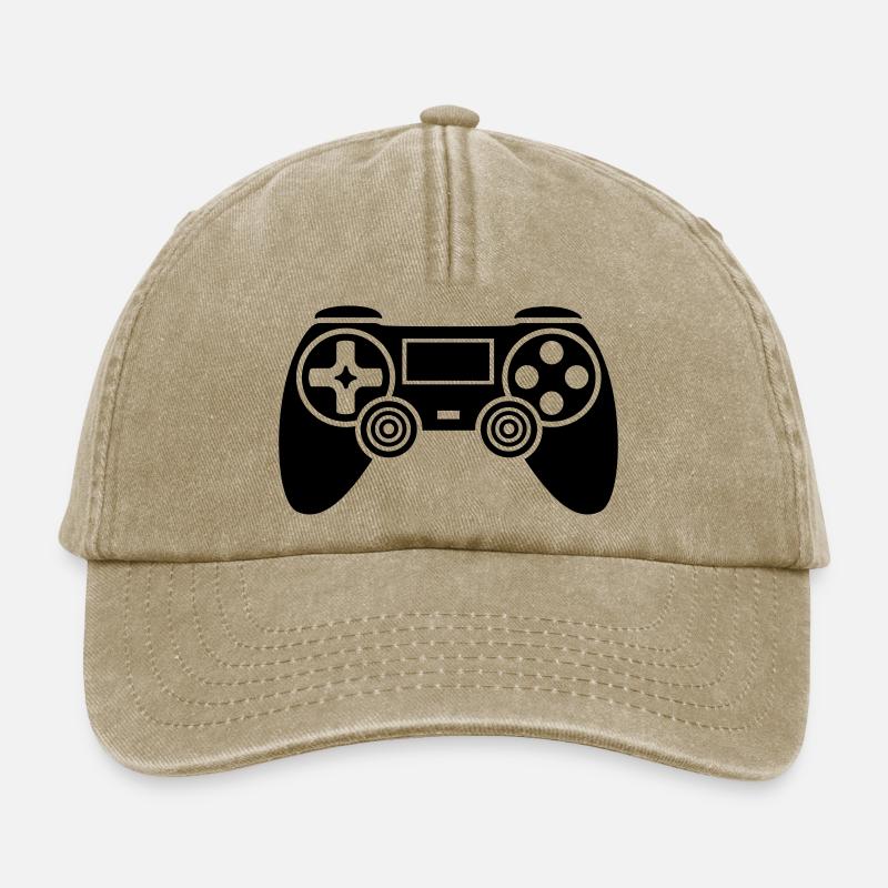 gaming_controller__f1 - Casquette vintage décontractée - beige vintage