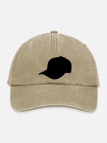 basecap schwarz links - Relaxed Vintage Cap - Vintage Beige