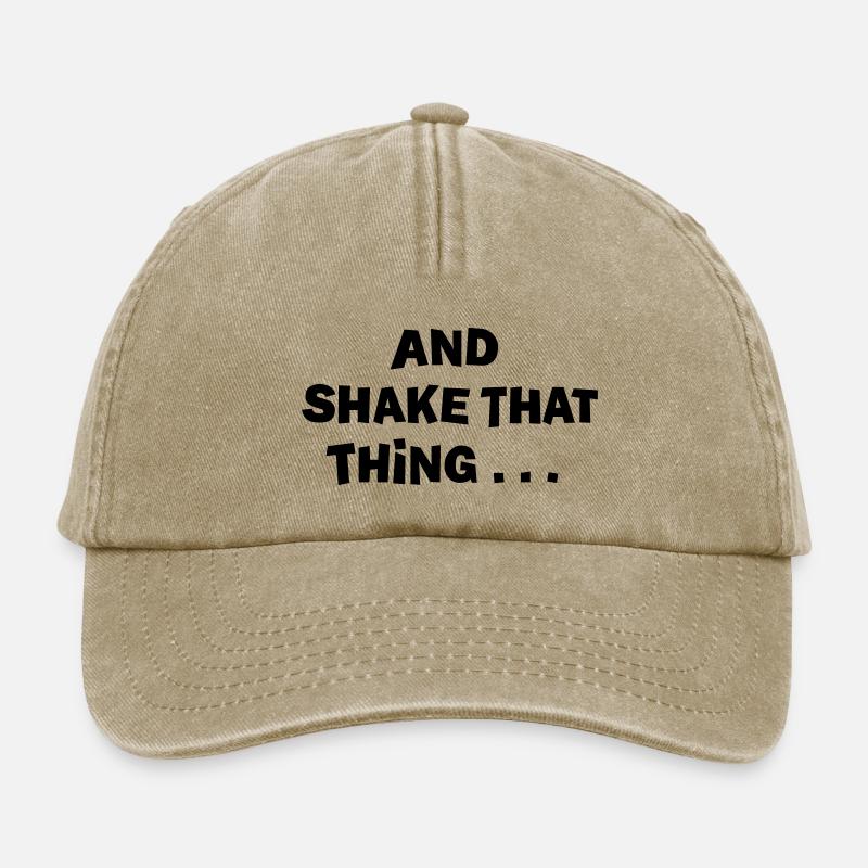 2024 shake that thing .. Lindy Hop Swing lyrics - Relaxed Vintage Cap - vintage beige