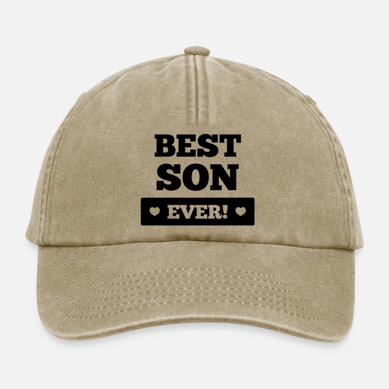 Best son ever - Relaxed Vintage Cap - vintage beige