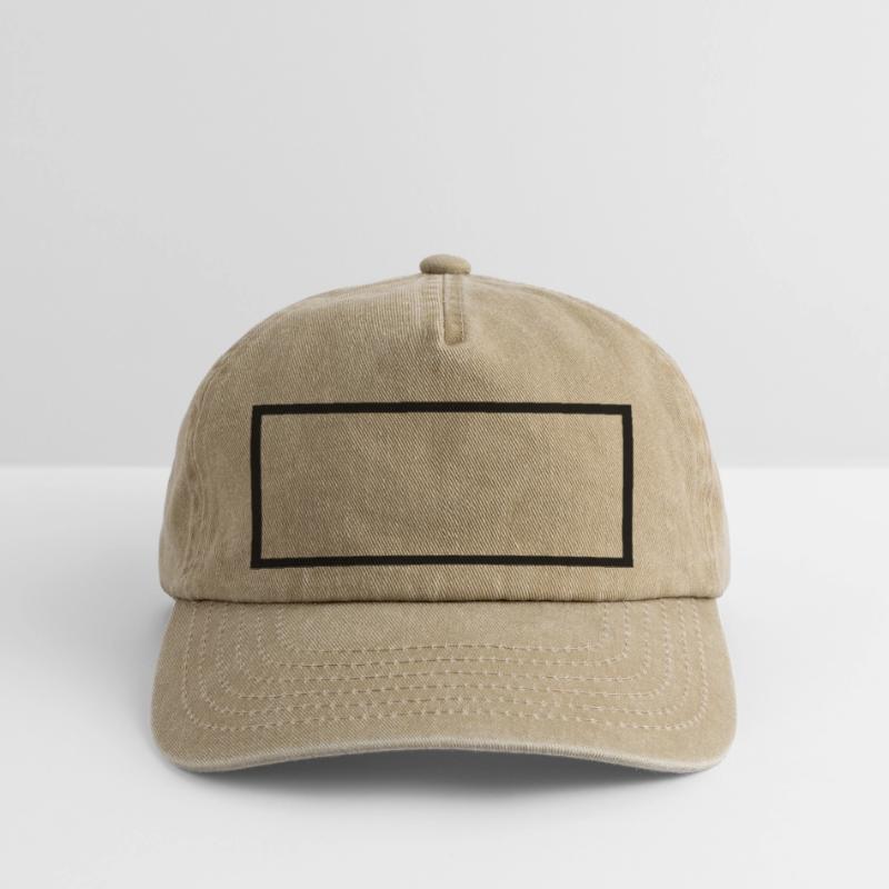 Rectangle - Rechteck - Form - Customize it ! Relaxed Vintage Cap