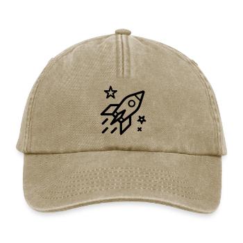 rocket - Relaxed Vintage Cap - vintage beige - Front