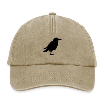 Krähe - Relaxed Vintage Cap - Vintage Beige - Vorne