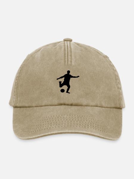 Fußballspieler - Relaxed Vintage Cap - Vintage Beige