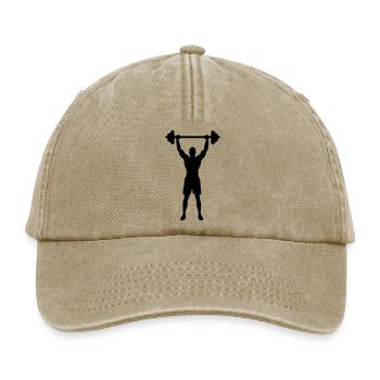 Weightlifting - Relaxed Vintage Cap - vintage beige - Front