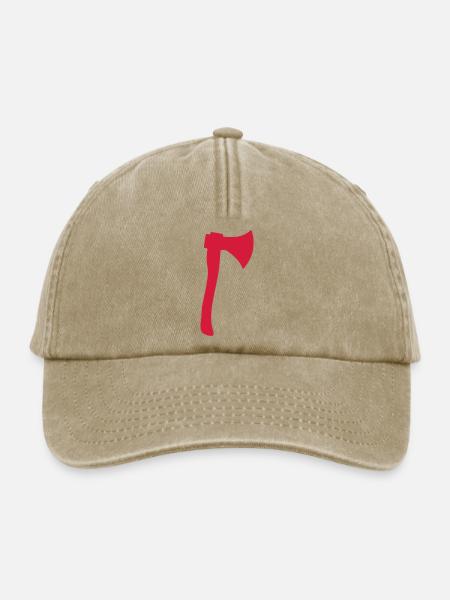 Pirat Segelzeichen - Relaxed Vintage Cap - Vintage Beige
