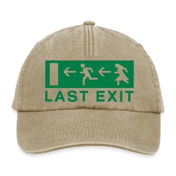 Last exit - Relaxed Vintage Cap - Vintage Beige - Vorne