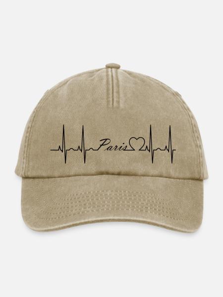 Paris - Relaxed Vintage Cap - Vintage Beige