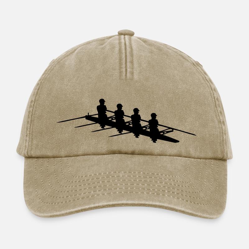 Doppelvierer Rudern rowing quad scull - Relaxed Vintage Cap - Vintage Beige