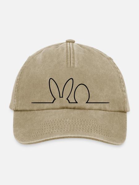 Ostern Silhouette - Relaxed Vintage Cap - Vintage Beige