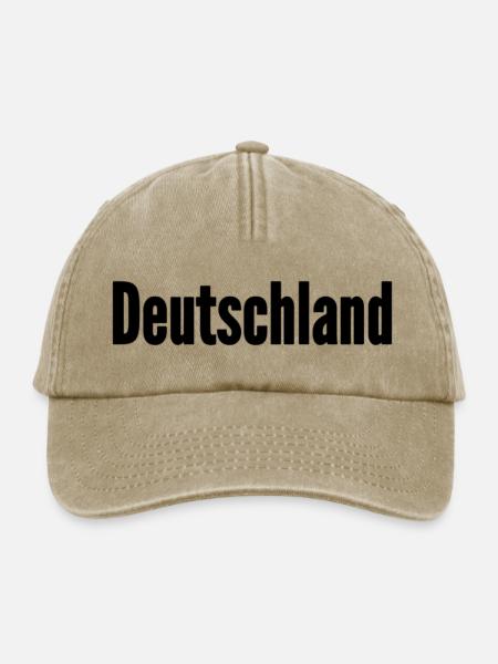 Deutschland - Relaxed Vintage Cap - Vintage Beige