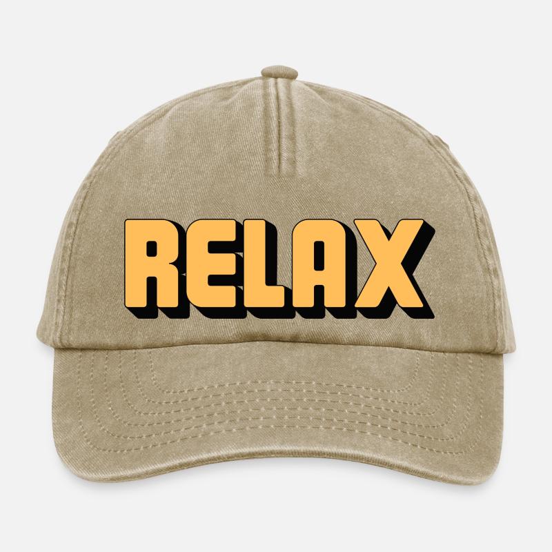 Relax - Relaxed Vintage Cap - vintage beige