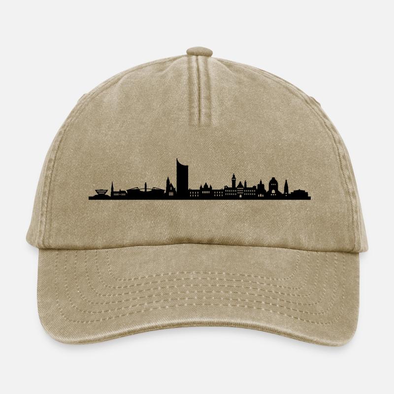 Skyline Leipzig - Relaxed Vintage Cap - Vintage Beige
