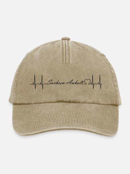 Sachsen-Anhalt - Relaxed Vintage Cap - Vintage Beige
