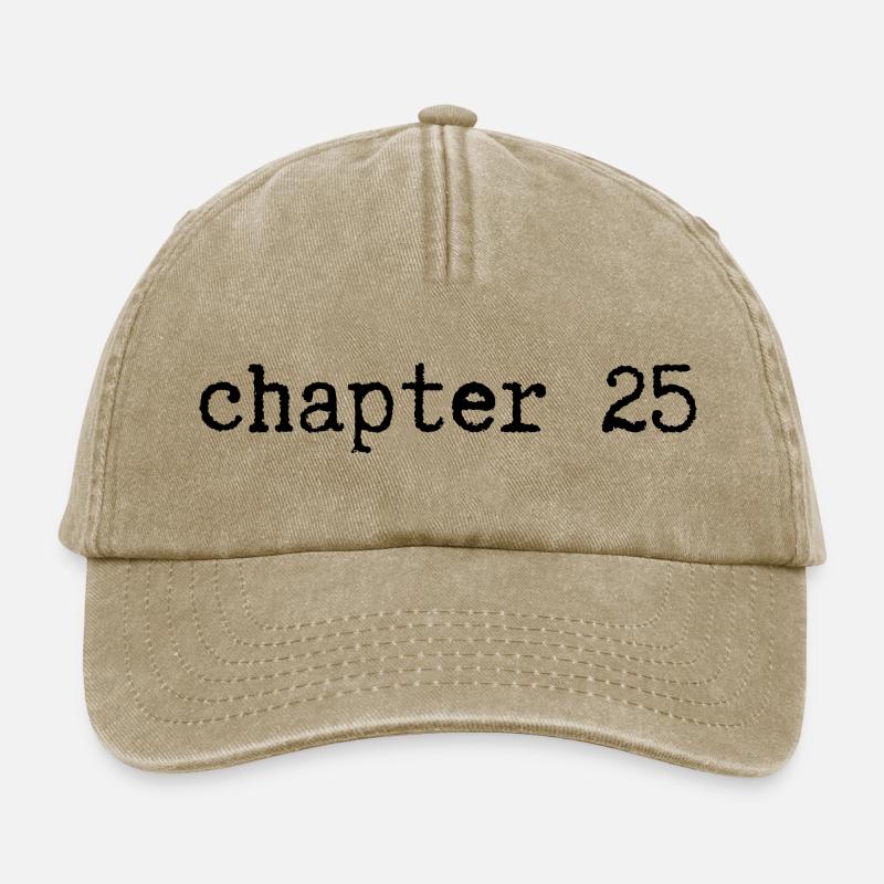 chapter 25 Birthday - Relaxed Vintage Cap - vintage beige