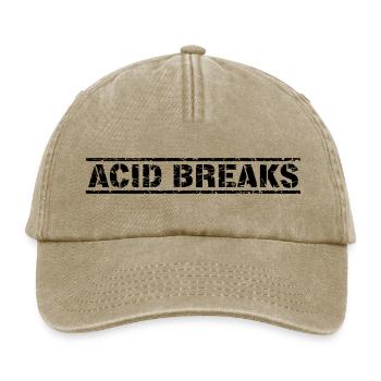 Acid Breaks - Relaxed Vintage Cap - Vintage Beige - Vorne