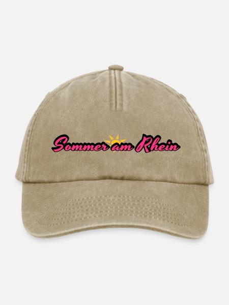 Sommer Am Rhein - Relaxed Vintage Cap - Vintage Beige